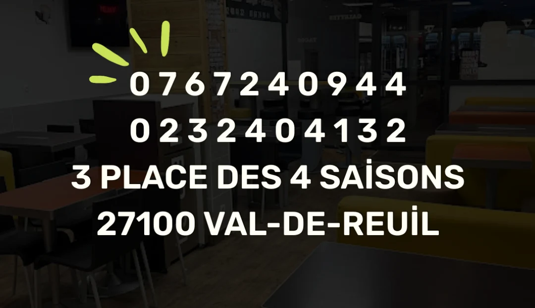 A propos O'crusty - TACOS, Burgers